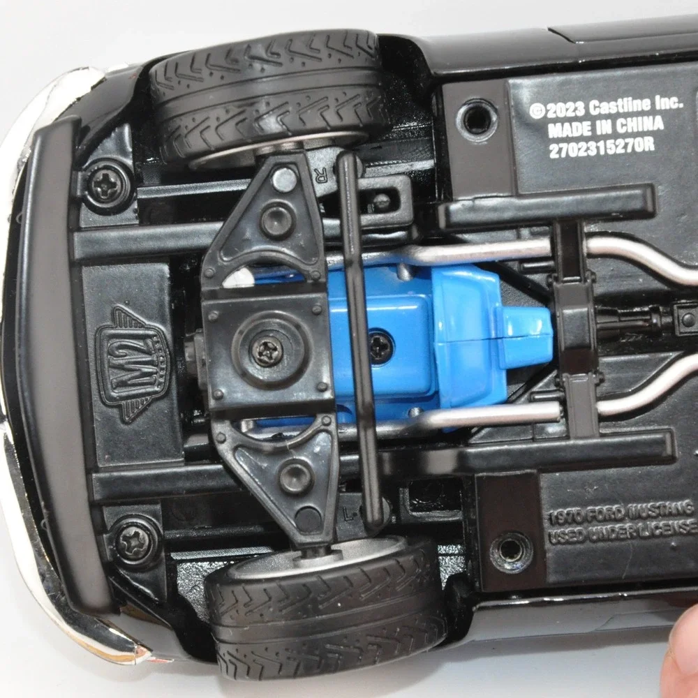 M2 Machines 1970‎ Ford Mustang Foose Black Blue Excellent Diecast Car